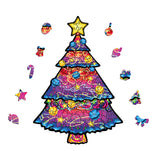 Viðar púsl Jólatré